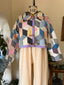 Handmade Vintage Quilt Patchwork Boho Cropped Jacket
