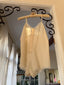 30s Vintage Lace Playsuit Neutral Beige Antique Lace Trim Romper