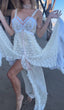 Contemporary Handmade One of One Lace Bridal Set | White & Blush Crochet Maxi Ensemble