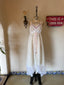 Contemporary Handmade One of One Lace Bridal Set | White & Blush Crochet Maxi Ensemble