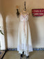 Contemporary Handmade One of One Lace Bridal Set | White & Blush Crochet Maxi Ensemble