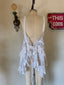 Handmade Crochet Lace Boho Bridal Mini Slip | Romantic Boudoir Camisole