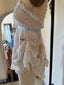Handmade Crochet Lace Boho Bridal Mini Slip | Romantic Boudoir Camisole