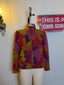 80s Vintage Emanuel Ungaro Paris Psychedelic Jacket | Multicolor Abstract Coat
