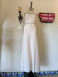 30s Vintage Lace Trim Sheer Maxi Slip Boho Style Pink Bridal Lingerie Dress