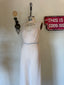 30s Vintage Lace Trim Sheer Maxi Slip Boho Style Pink Bridal Lingerie Dress