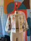 Handmade Vintage Patchwork Quilt Cropped Jacket | One of a Kind Puff Sleeve Jacket