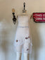 90s Vintage Claire Pettibone 3D Floral Sheer Slip Dress | Bridal Boudoir Lingerie Min