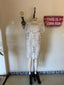 Vintage Deadstock Lim's Crochet Floral Lace Sequin Mini Dress | Bridal Cover Up