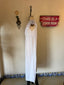 70s Vintage Eve Stillman Cotton Lace Bridal Duster | Romantic White Dressing Gown