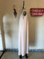60s Vintage Christian Dior Pink Peignoir Nightgown | Blush Lace Trim Bridal Maxi Dress