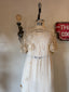 30s Vintage Crochet Lace Bed Jacket | Edwardian Bridal Lace Bolero