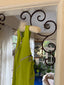 Late 80s Vintage Claude Montana Lime Green Zipper Bodycon Midi Dress
