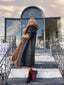 90s Vintage FENDI Rare Reversible Mongolian Curly Lamb Coat | Black & Cocoa Longline Trench
