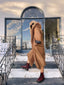 90s Vintage FENDI Rare Reversible Mongolian Curly Lamb Coat | Black & Cocoa Longline Trench