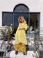 70s Vintage Hand Painted Daisy Sheer Duster