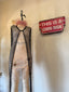 90s Vintage ROGIANI Netted Macramé Beaded Black Mesh Duster y2k