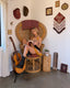 60s Vintage Rare Handmade Leather & Crochet Hippie Dress | Genuine Counterculture Halter Mini