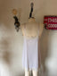 40s Vintage Silk Slip Dress | Champagne Floral Lace Bridal Lingerie