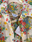 70s Vintage Floral Palazzo Set | Romantic Garden Print Two Piece Ensemble