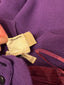 90s Vintage Karl Lagerfeld Violet Wool Coat & Trouser Set | Sculptural Power Ensemble