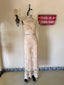 90s Vintage Claire Pettibone Sheer Lace Maxi Slip Dress | Romantic Blush Boho Bridal Gown