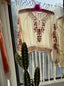 Rare 30s Vintage Hungarian Floral Embroidered Peasant Top | Antique Boho Blouse