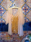 60s Vintage Gossard Artemis Sheer Pink Peignoir Robe | Chiffon Nylon Boudoir Duster