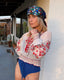 Rare 30s Vintage Hungarian Floral Embroidered Peasant Top | Antique Boho Blouse