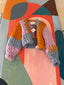 Contemporary Hope Macaulay Chunky Knit Cropped Cardigan | Multicolor Hand Knit Sweater