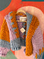 Contemporary Hope Macaulay Chunky Knit Cropped Cardigan | Multicolor Hand Knit Sweater