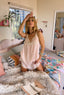 30s Vintage Pink Lace Trim Sheer Romper Boho Style Rare Antique Playsuit