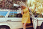 60s Vintage Rare Yellow Pages Novelty Shift Dress