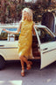 60s Vintage Rare Yellow Pages Novelty Shift Dress
