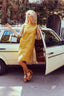60s Vintage Rare Yellow Pages Novelty Shift Dress