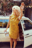 60s Vintage Rare Yellow Pages Novelty Shift Dress