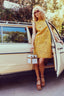 60s Vintage Rare Yellow Pages Novelty Shift Dress