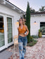 70s Vintage Buckskin Whipstitch Handmade Cropped Leather Halter Vest