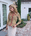 70s Vintage Rare Roberto Cavalli Attributted Peplum Crop Jacket Victorian Lady Print Painted Leather