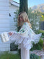60s Vintage Rare Valentina Sequin Poncho with Fringe Trim