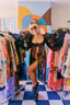 90s Vintage Rare Handmade Neo Victorian Mesh & Leather Balloon Sleeve Jacket